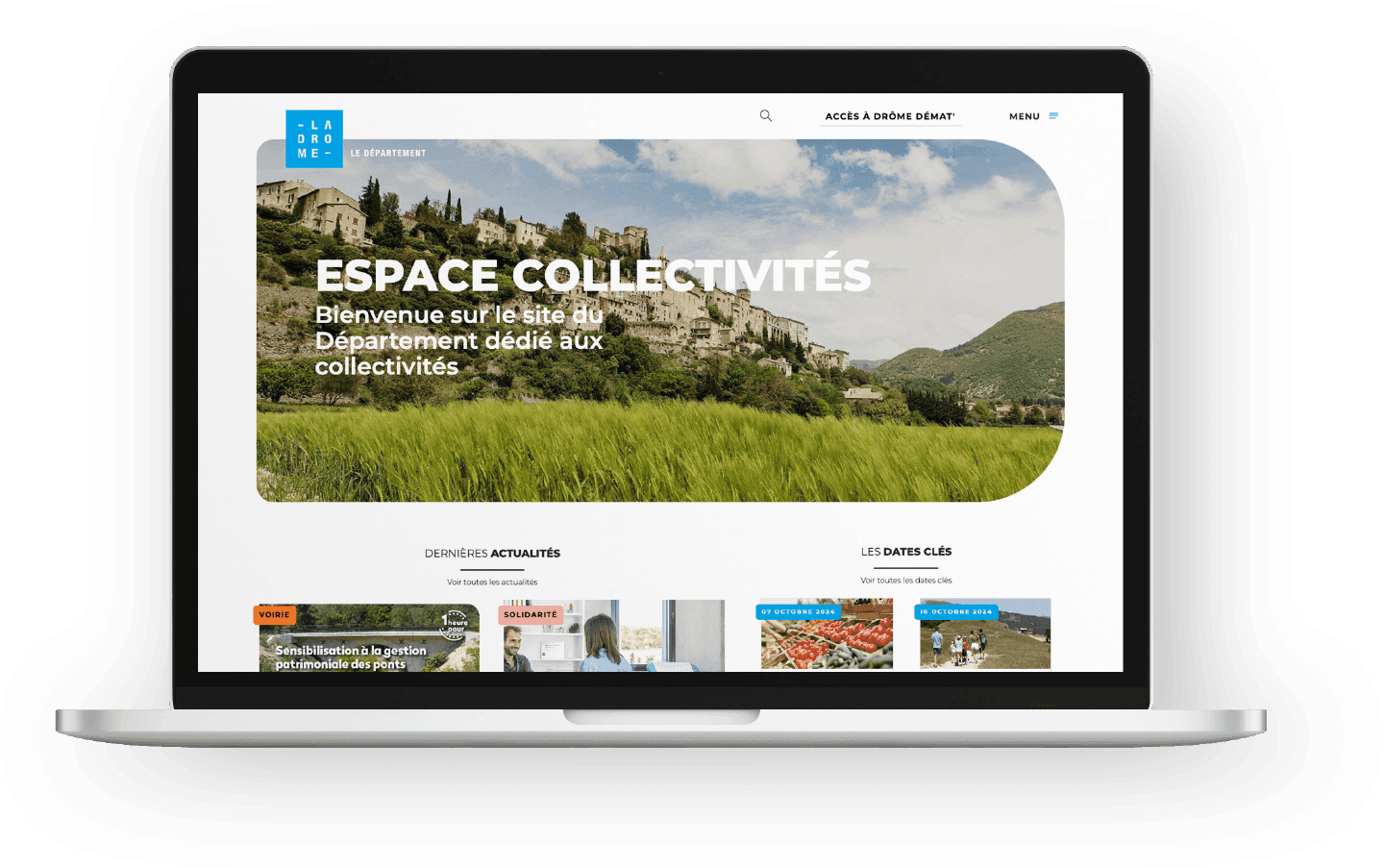 Site web des collectivités de la Drôme