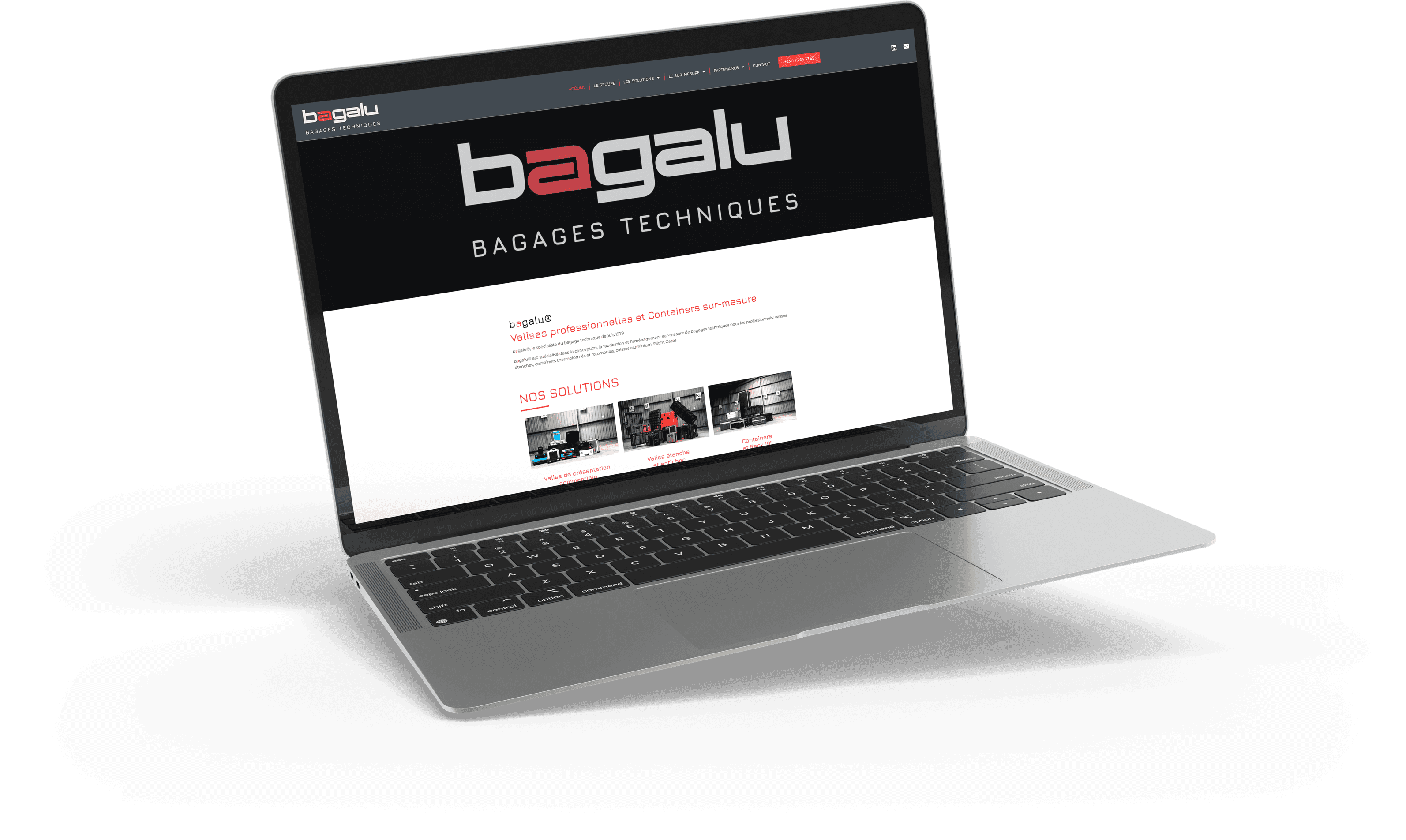 Réalisation de site web pour Bagalu