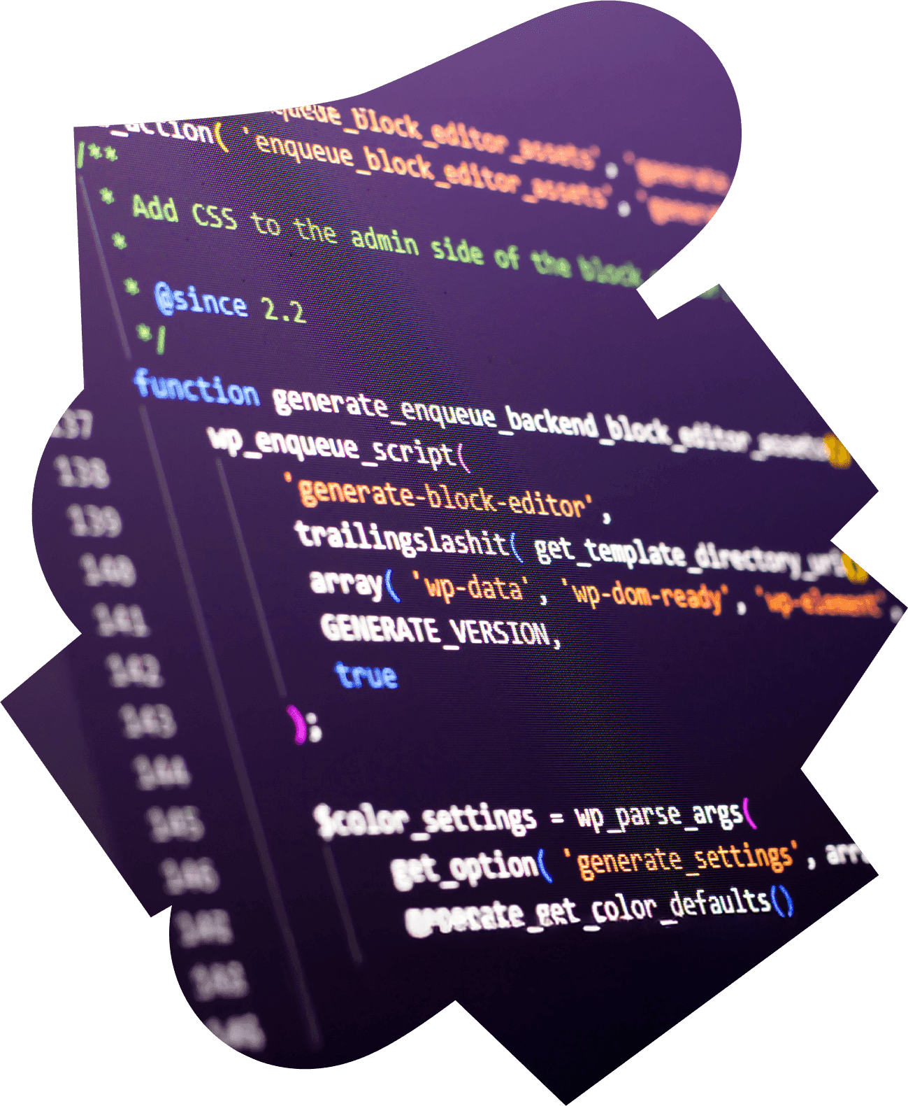 Lignes de code PHP